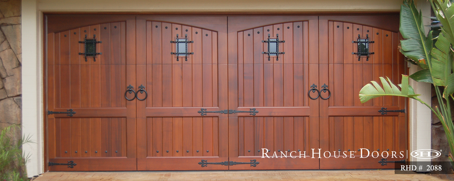 This is a picture of a spanish garage door in Newport Beach, CA.