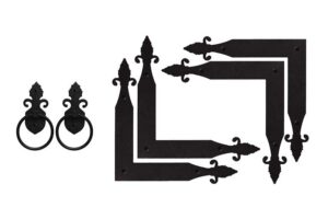 This is an image Barcelona style garage door hardware options.