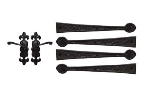 This is an image of wrought iron garage door hardware designs.