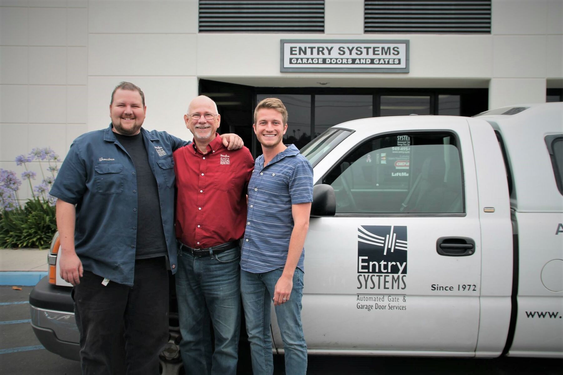 This is an image of the family that owns Entry Systems.