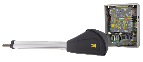 This is an image of a linear gate operator that works on commercial and residential gate systems.