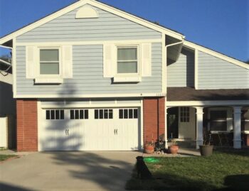 Classica brand farm house steel garage door in Dana Point