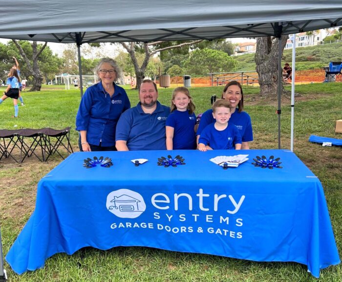 Image of Entry Systems Laguna Niguel AYSO sponsor Entry Systems' banner.