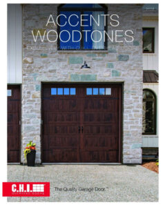 Faux Wood Garage Door Brochure Catalog Image