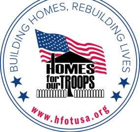 This is the logo for Homes for Our Troops