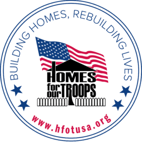 This is the logo for Homes for Our Troops