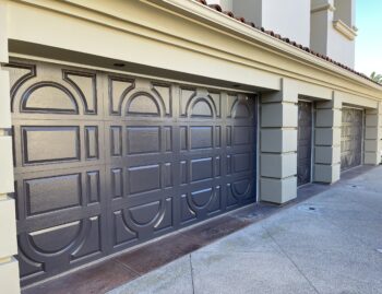 after photo of fiberglass garage door install