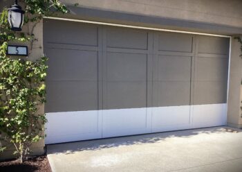 After image of garage door panel replacement in Ladera Ranch CA.