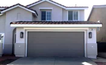 sandstone garage door flush door