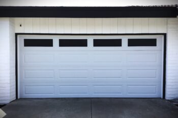 White Sectional Garage Door in San Clemente
