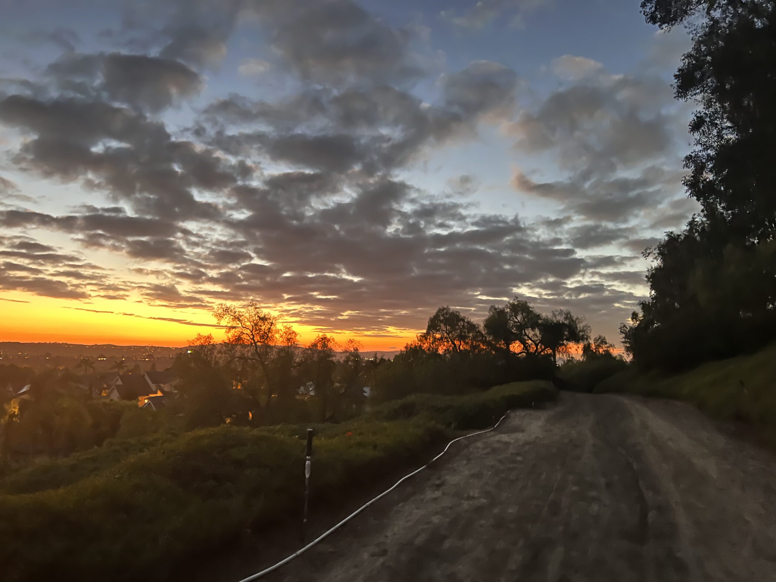 san juan capistrano trail sunset