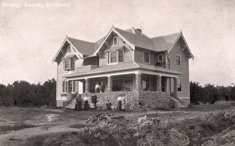1908 Historic Home in Placentia, CA with family in front