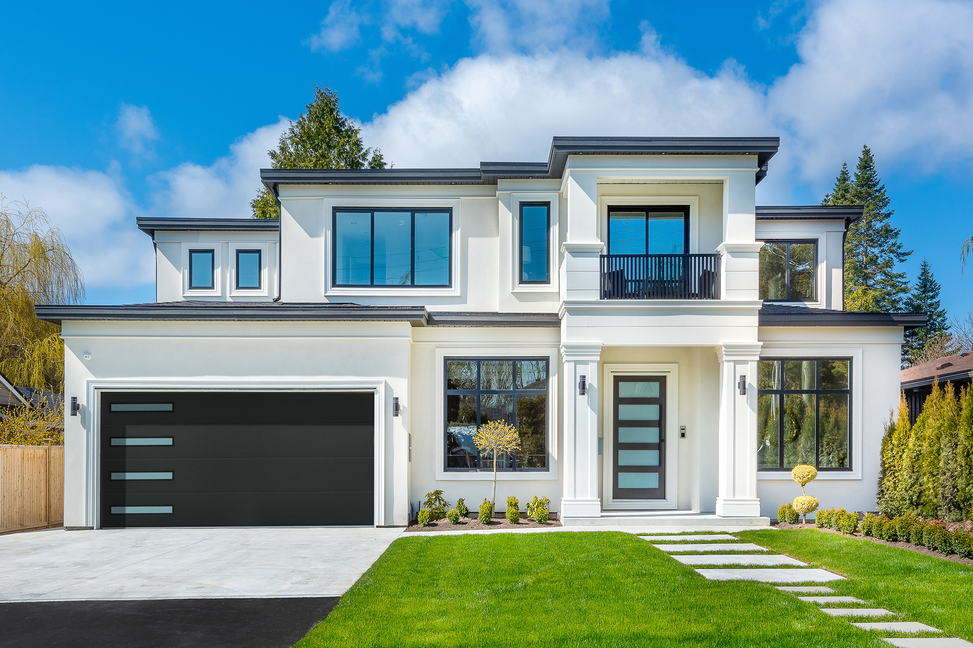 dark stylelite modern garage door farm house style with windows