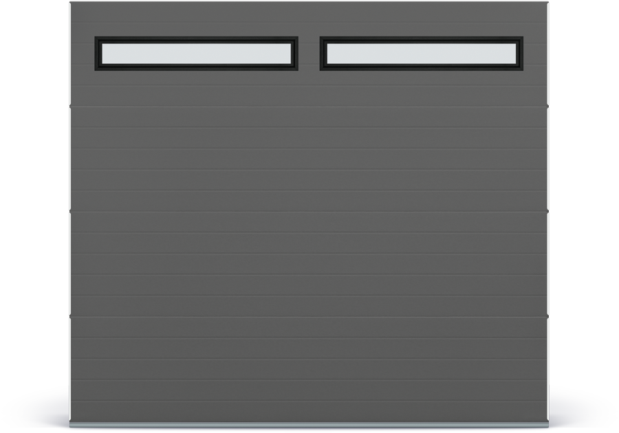 stylelite windows with faux graphite planks design