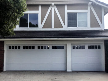 white long panel steel garage door laguna niguel