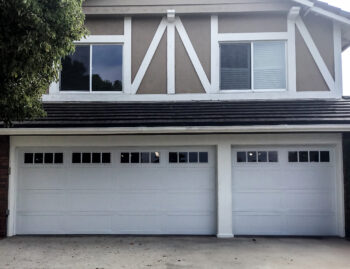 white long panel steel garage door laguna niguel