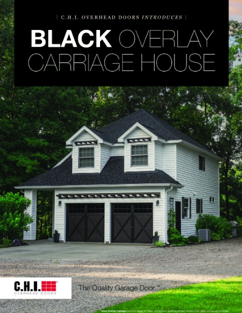 CHI Black Carriage House Garage Door Brochure